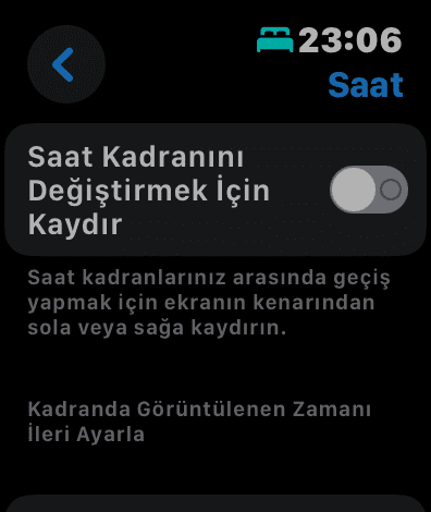 apple watch kadran değiştirme