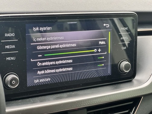 Skoda Scala multimedya 