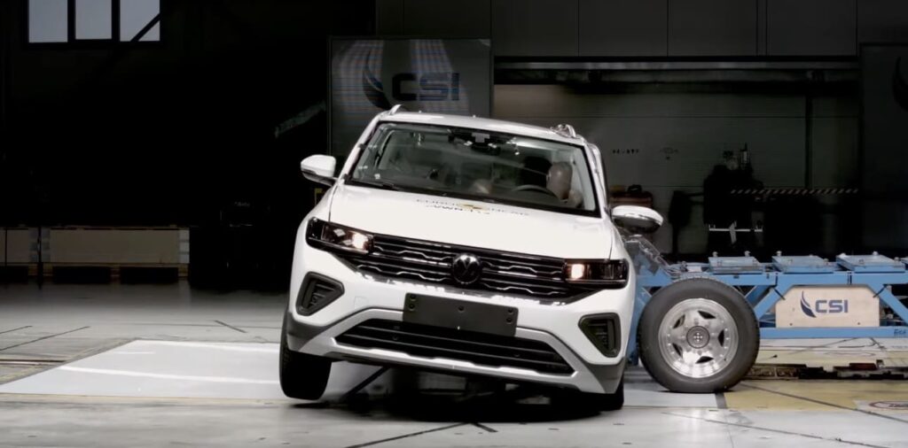 VW T-Cross yandan çarpma 